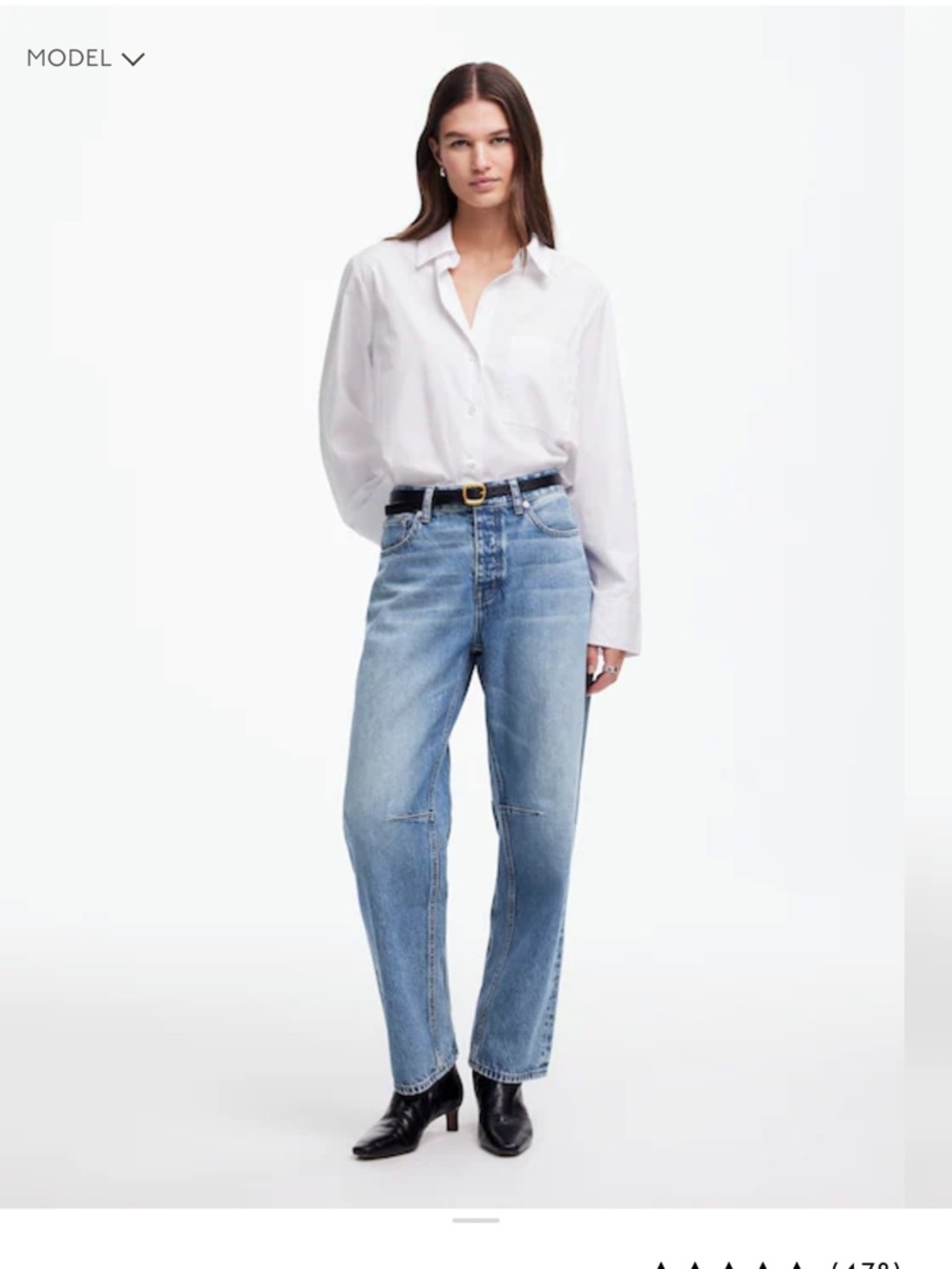 Madewell Light‎ Blue Straight Leg Jeans